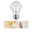 Filament 230V 3-Step-Dim LED Birne E27 470lm 5W 2700K dimmbar Klar LED-Glühbirne mit transparentem Glas und E27-Fassung, dimmbar von 10 bis 100 Prozent Helligkeit