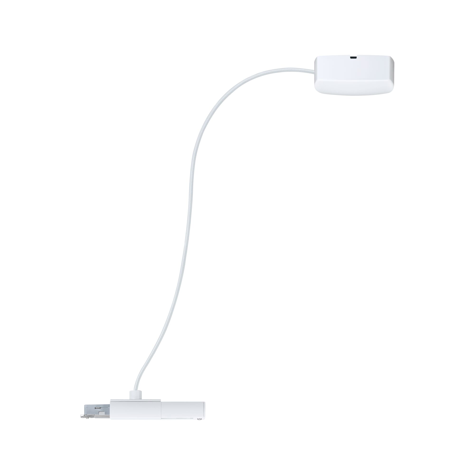 Weißes LED-Lichtmodul mit flexiblem Kabel für Schienensysteme, modernes Beleuchtungszubehör