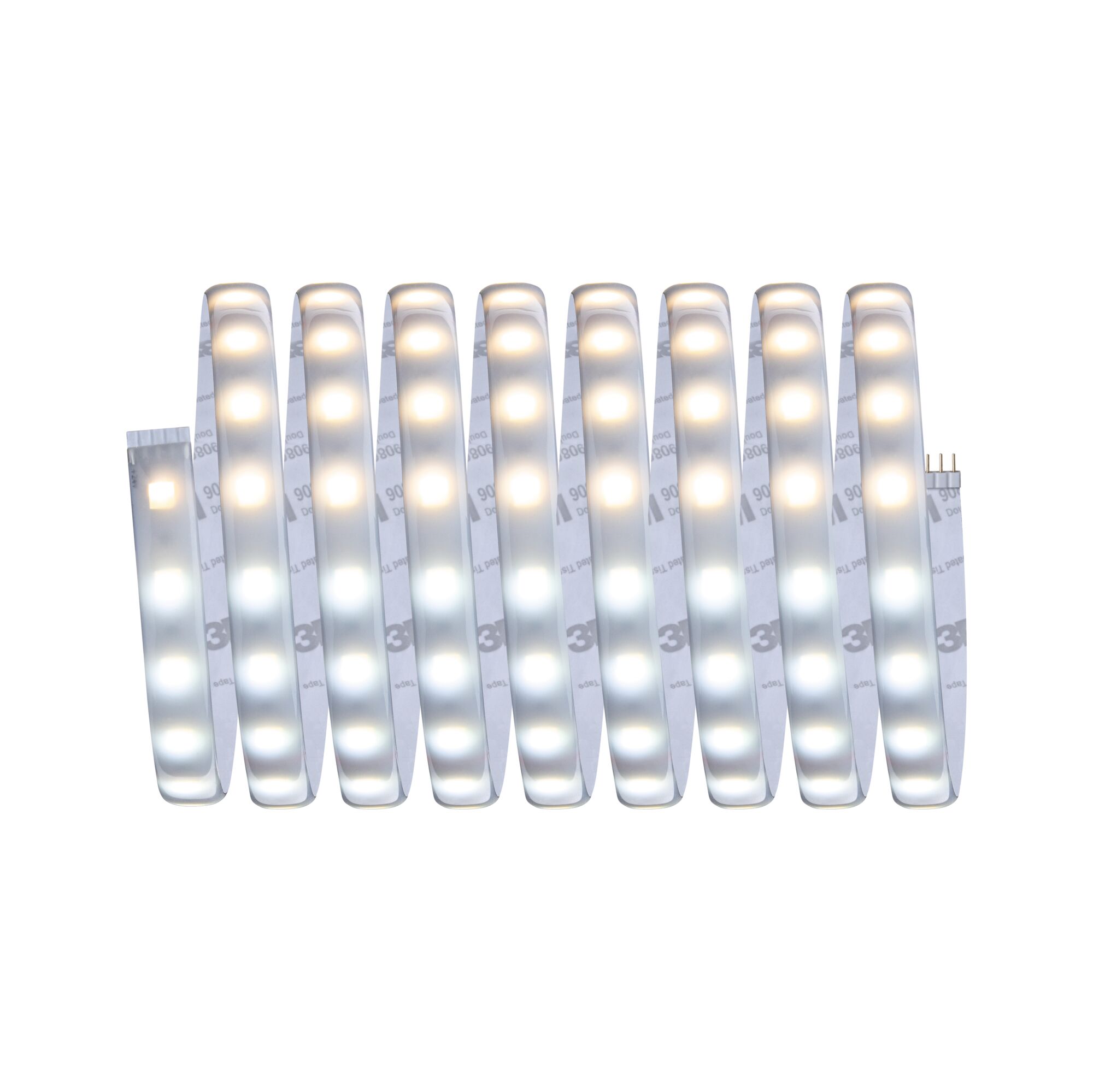 Flexible LED strip light with warm and cool white LEDs for versatile lighting applications