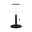Solar Battery-powered luminaire Bartja IP44 dimmable 2700K Black Modern table lamp with white glass shade and black metal base, featuring pull switch for home lighting.