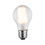 Classic LED light bulb with clear glass and E27 base for energy-efficient lighting solutions