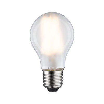 Classic LED light bulb with clear glass and E27 base for energy-efficient lighting solutions