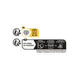 Instructions françaises de recyclage pour tubes et emballages avec points de collecte et options de dépôt.