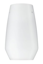 Abat-jour en verre blanc moderne au design simple pour lampes LED au plafond