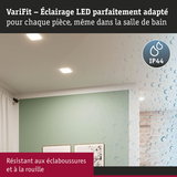 Éclairage LED IP44 résistant aux éclaboussures et à la rouille, parfait pour la salle de bain
