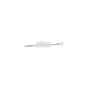 Witte LED-driver behuizing met rode en zwarte draden voor LED-verlichting