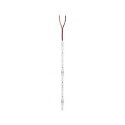 LED strip with white LEDs and red and black wires for flexible lighting solutions