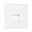 LED Recessed wall luminaire Edge Quadro angular 80x5mm 1,2W 50lm 230V 2700K Matt white White square LED recessed wall light made of plastic for modern indoor lighting