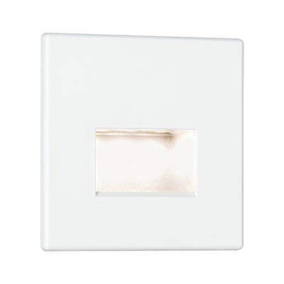 Weißer quadratischer LED-Wandeinbauleuchte aus Kunststoff für moderne Innenbeleuchtung