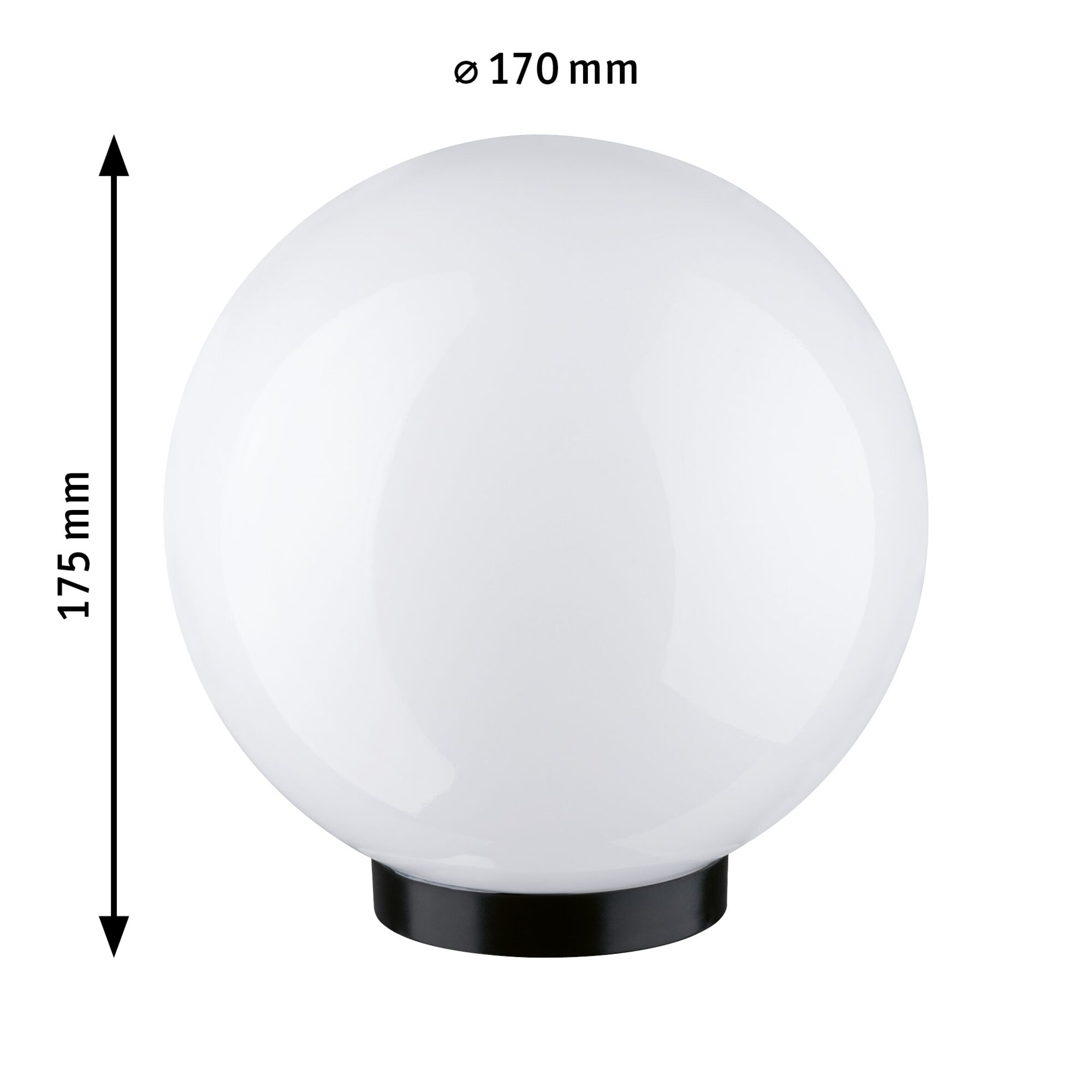 ModuShine Shade Taleno IP44 spherical Anthracite/White