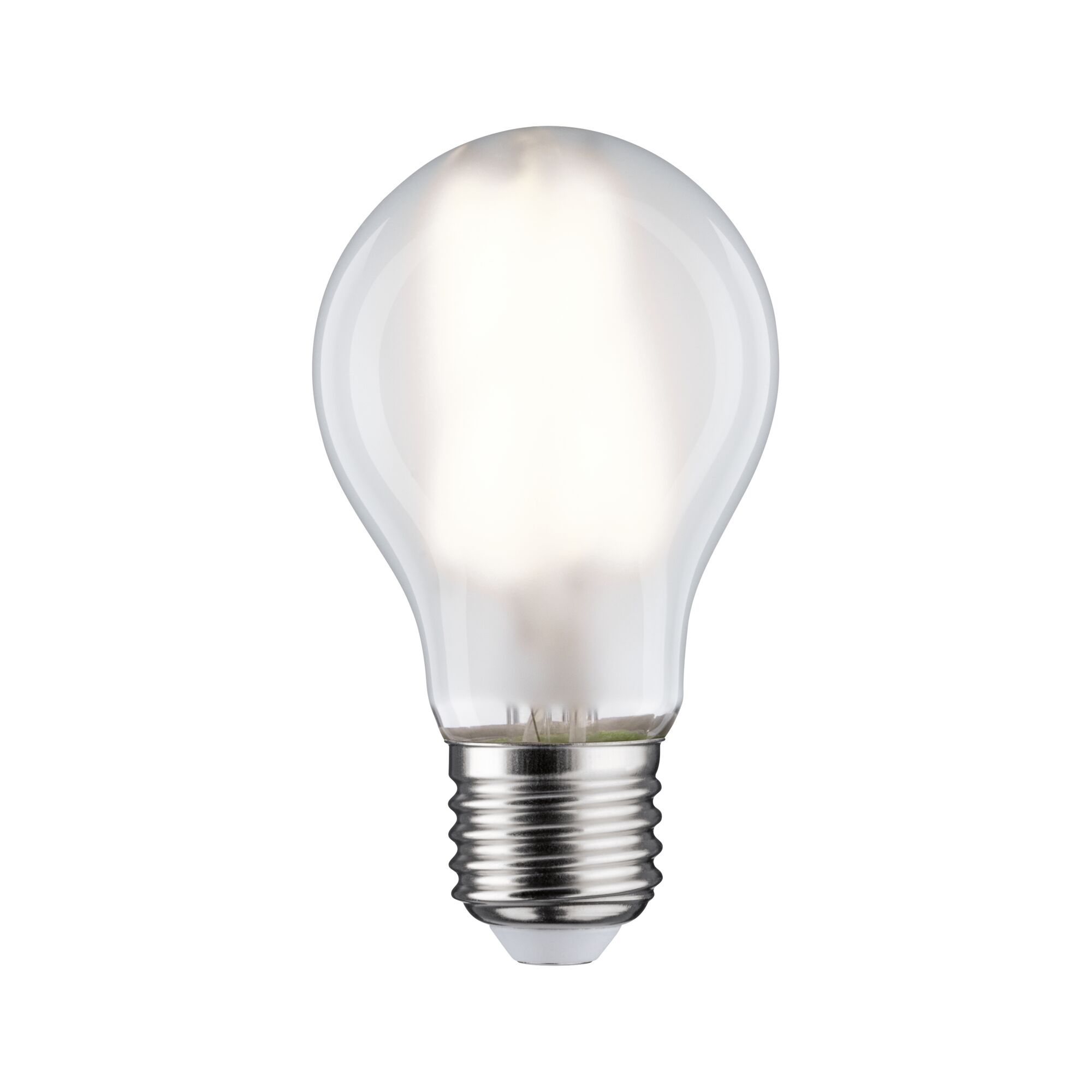 Classic LED light bulb with clear glass and E27 base for energy-efficient lighting solutions