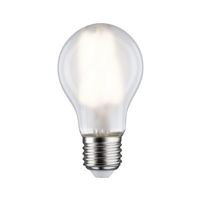 Classic LED light bulb with clear glass and E27 base for energy-efficient lighting solutions