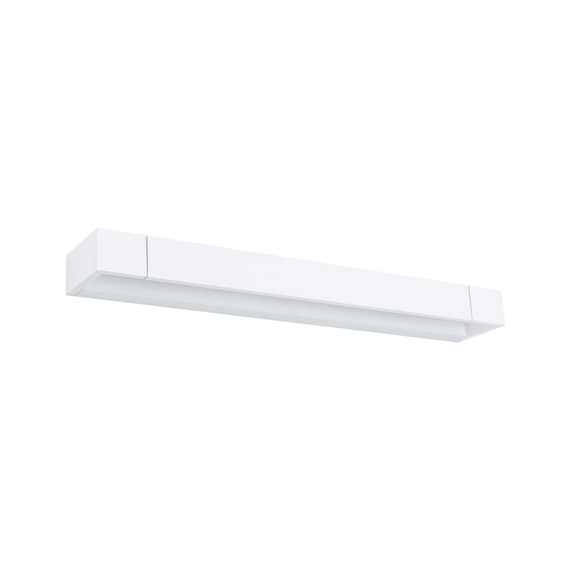 Simple white metal LED wall light with modern design for living rooms and offices