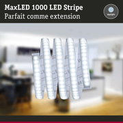 Bande LED MaxLED 1000 blanche avec lumière de jour, éclairage LED flexible pour intérieur