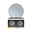 LED Leuchtspiegel Miro IP44 Tunable White 160lm 230V 10,5W Spiegel/Schwarz matt Runder LED-Spiegel mit schwarzem Rahmen und einstellbarer Lichtfarbe von 2700K bis 6500K für Bad und Schminktisch