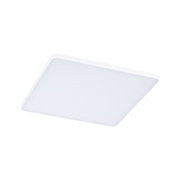 Rectangular white LED ceiling light made of plastic for modern room lighting