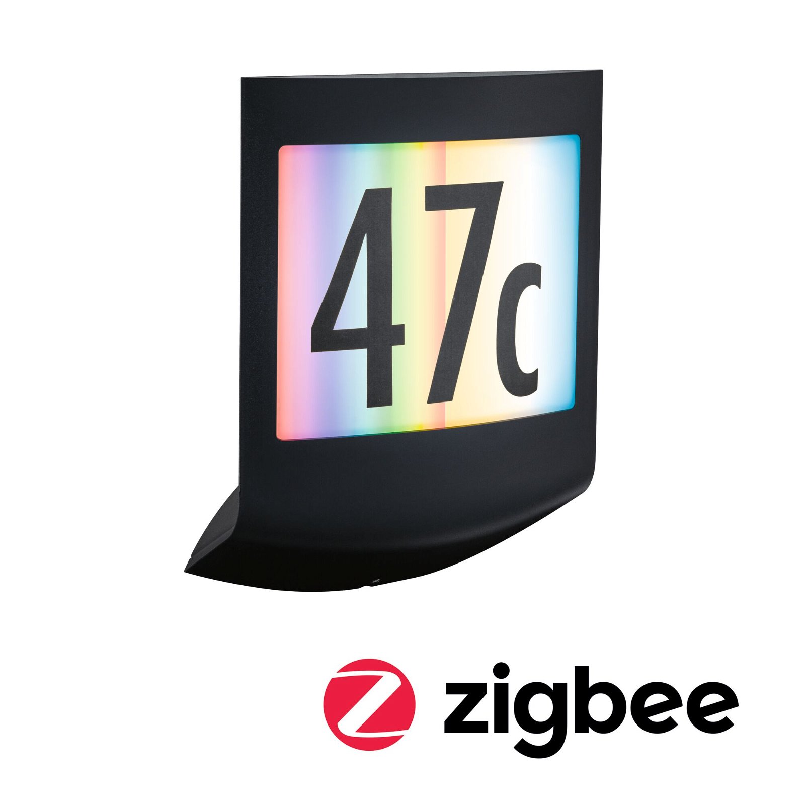 LED-wandarmatuur voor buiten Smart Home Zigbee Padea schemersensor IP44 198x71mm RGBW+ 8,2W 550lm 230V Antraciet Kunststof