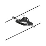 Schwarze LED-Seilstrahler-Halterung aus Metall mit verstellbarem Design für flexible Beleuchtungslösungen