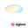 VariFit LED-inbouwpaneel Smart Home Zigbee 3.0 Areo IP44 rond 230mm 16W 1400lm Tunable White Wit dimbaar Ronde witte LED-plafondlamp met warm en koel wit licht voor slimme Zigbee-bediening
