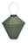 Pauleen Lanterne solaire Sunshine Flower IP44 3500K 4lm Vert clair Lanterne solaire verte en métal avec motif floral ajouré et poignée pour éclairage extérieur de jardin