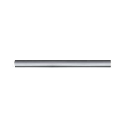 Long silver aluminum LED light bar for modern indoor lighting and light strips.