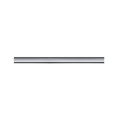 Long silver aluminum LED light bar for modern indoor lighting and light strips.