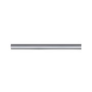 Langer silberner Aluminium-LED-Leuchtstab für moderne Innenbeleuchtung und Lichtleisten.