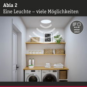 Abia 2 LED-Deckenleuchte in Weiß mit Sensorfunktion für energiesparende Raumbeleuchtung
