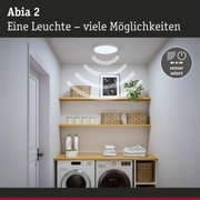 Abia 2 LED-Deckenleuchte in Weiß mit Sensorfunktion für energiesparende Raumbeleuchtung