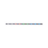 Bande LED avec diodes RGB multicolores sur circuit argenté pour éclairage flexible
