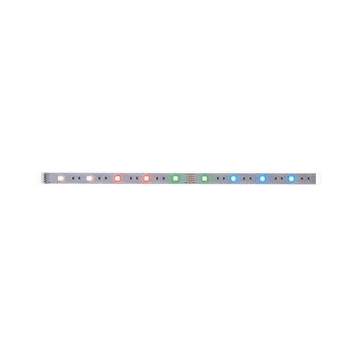 Bande LED avec diodes RGB multicolores sur circuit argenté pour éclairage flexible