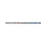 Bande LED avec diodes RGB multicolores sur circuit argenté pour éclairage flexible