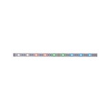 Bande LED avec diodes RGB multicolores sur circuit argenté pour éclairage flexible