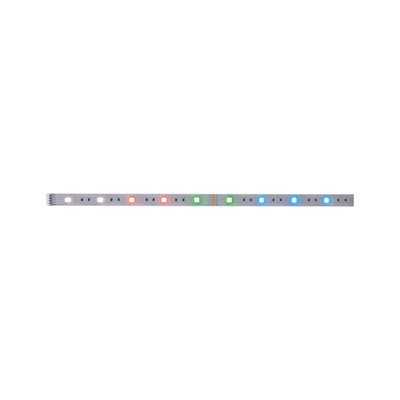 Bande LED avec diodes RGB multicolores sur circuit argenté pour éclairage flexible