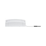 White plastic housing with cable for LED driver, energy-efficient lighting component