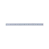 Long white LED light strip with transparent casing for modern indoor lighting