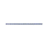 Long white LED light strip with transparent casing for modern indoor lighting