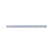 Long white LED light strip with transparent casing for modern indoor lighting