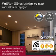 VariFit LED-verlichting met instelbaar wit en dimfunctie in moderne woonkamer