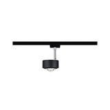 Spot LED noir en métal sur rail pour un éclairage intérieur flexible et moderne