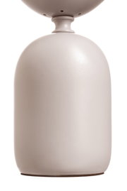 Beige Keramikvase mit rundem, glattem Design für moderne Wohnraumdekoration