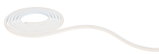 White flexible LED light strip made of plastic for decorative lighting and accent highlights