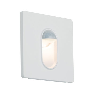 Weißer quadratischer LED-Wandeinbauleuchte mit Bewegungsmelder für energiesparende Beleuchtung