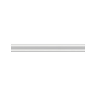 Lang hvid aluminium skinne til LED-belysning, egnet til moderne belysningssystemer.