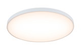Plafonnier LED rond blanc avec lumière blanc chaud pour éclairage intérieur moderne