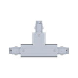 Connecteur en T gris en plastique pour systèmes d'éclairage LED sur rail intérieur
