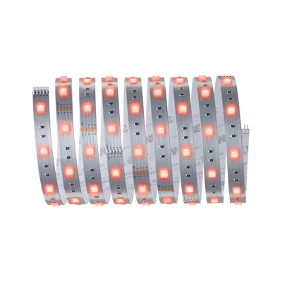 Bande LED flexible avec LEDs rouges sur circuit argenté pour solutions d'éclairage modernes
