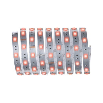 Bande LED flexible avec LEDs rouges sur circuit argenté pour solutions d'éclairage modernes