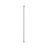 White LED tube light with metal ends for energy-efficient lighting solutions