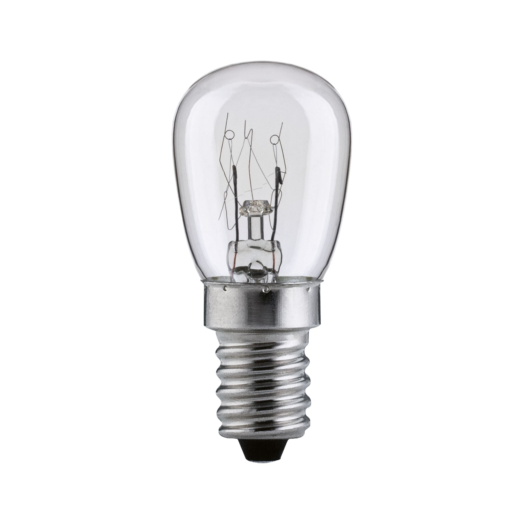 Gloeilamp E14 230V 43lm 7W 2300K dimbaar Helder Kleine heldere glazen gloeilamp met metalen schroefbasis, geschikt voor verlichting.